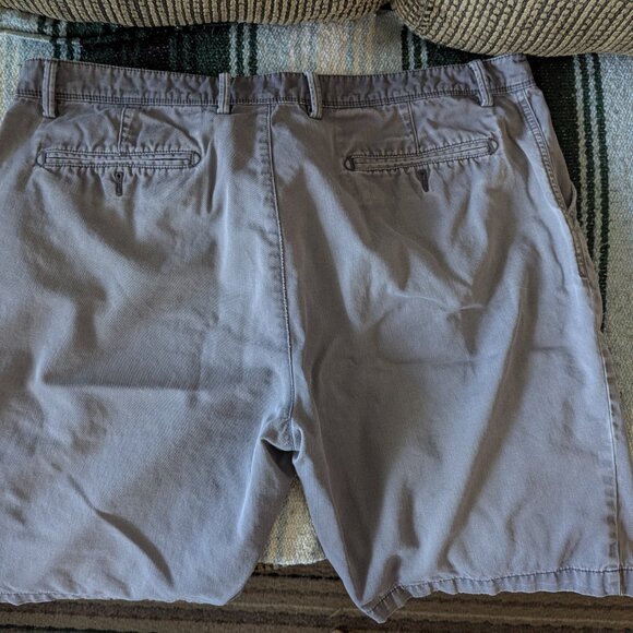 Britches Men's size 40 Waist Grey Washed Cotton Shorts - Picture 6 of 6